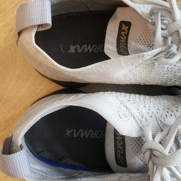 Nike Womens Air VaporMax 2 Running Shoes 942843-010 Grey Metallic Gold Size 10 - Picture 15 of 16